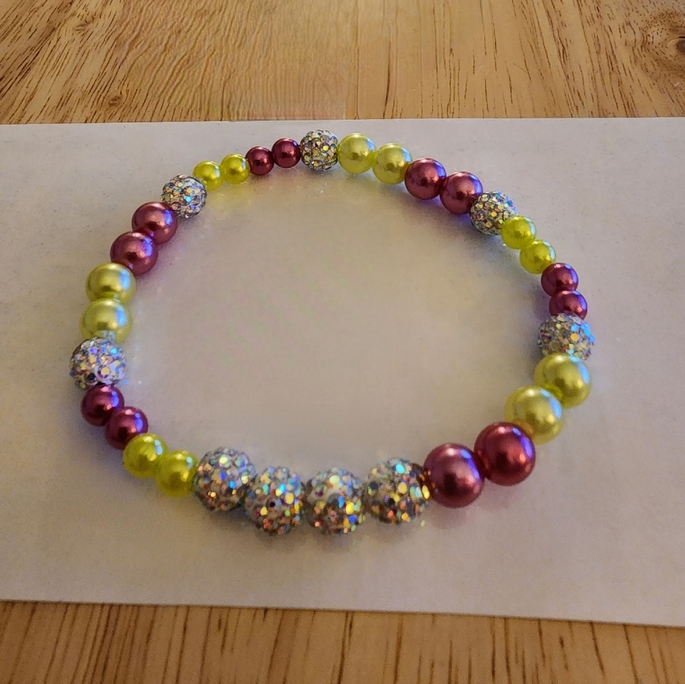 Handmade Beaded Stretch Bracelet